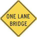 One Lane Bridge / W5-3
