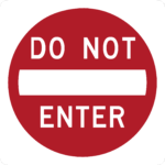 Do Not Enter