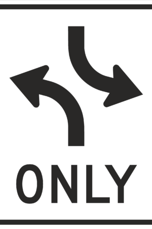 Two-Way Left Turn Only / R3-9a