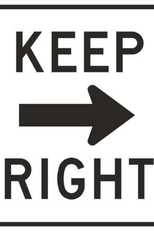 Keep Right / R4-7a