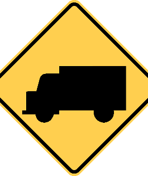 Truck Crossing / W11-10