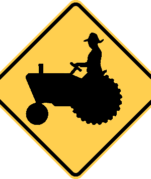 Farm Vehicle / W11-5