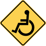 Handicapped Crossing / W11-9