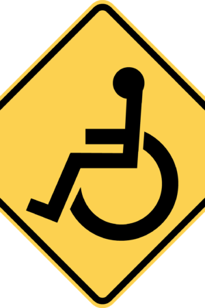 Handicapped Crossing / W11-9