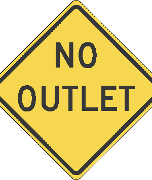 No Outlet / W14-2