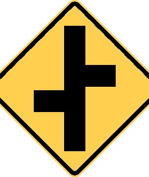 Offset Side Road / W2-7