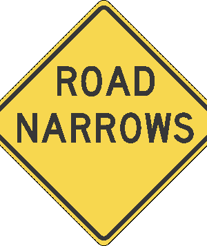 Road Narrows / W5-1
