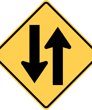 Two-Way Traffic / W6-3