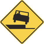 Shoulder Drop-Off / W8-17