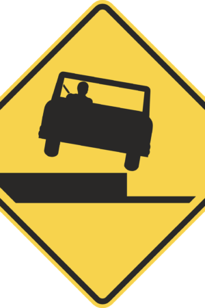 Shoulder Drop-Off / W8-17