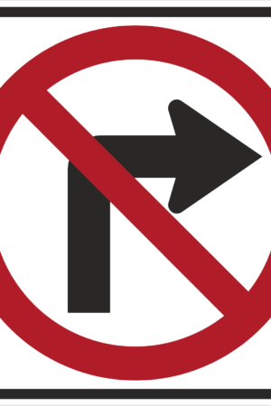 No Right Turn / R3-1