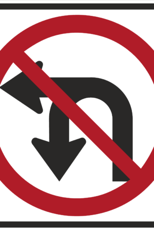 No Left or U Turn / R3-18