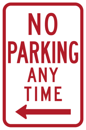No Parking Any Time / R7-1