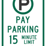 Pay Parking 15-Minute Limit / R7-21a