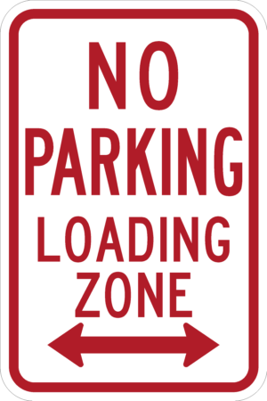 No Parking Loading Zone / R7-6