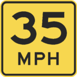 Advisory Speed / W13-1P