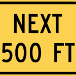 Next Distance Feet / W16-4P